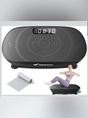 (NEW) Curved Vibration Plate / Vibration Platform Fitness Machine w/ remote